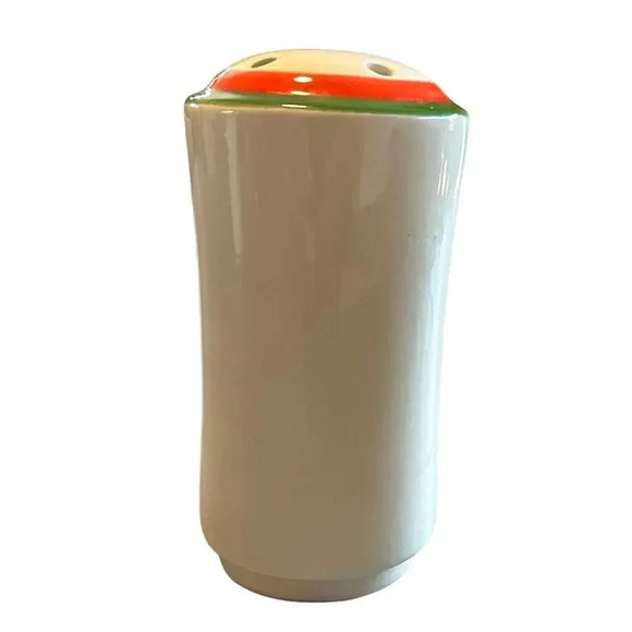 Vintage Baldelli‎ Italia Grated Cheese Shaker White with Red + Green Accents - Picture 3 of 6